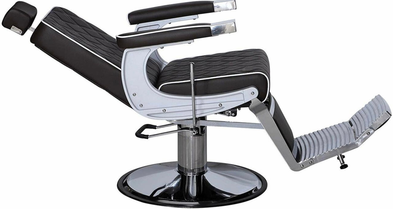 Ambassador Heavy Duty Barber Chair - Black Diamond
